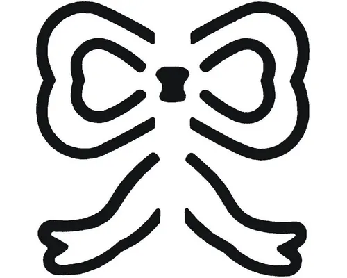 WEDO Motivstanzer Motivlocher mit 3D-Effekt Schleife