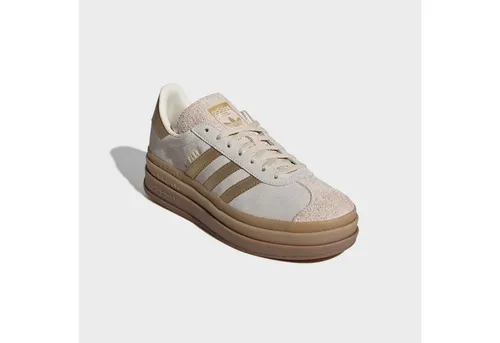 adidas Originals GAZELLE BOLD Sneaker beige 38 2/3 EU - Sportlich eleganter Sneaker aus hochwertigem Leder in Cream White. Ideal für den Alltag und Freizeitaktivitäten, mit robuster Gummisohle für optimalen Halt.