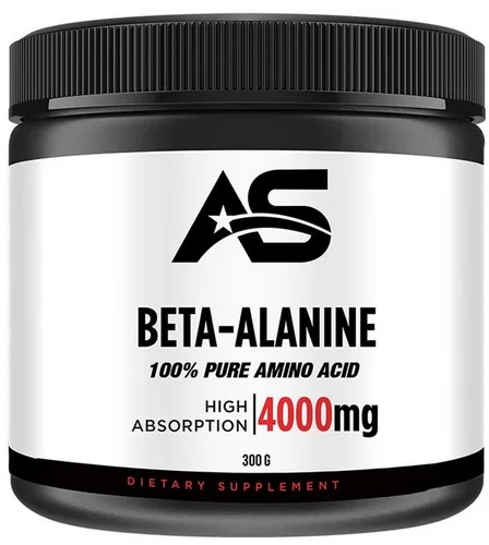 AMERICAN SUPPS® Beta Alanine 300g - Leistungssteigerung für Sportler - Sport Energie & Flüssigkeitszufuhr: Effektives Aminosäure-Pulver für verbesserte Ausdauer und Trainingsleistung, geschmacksneutral und ideal für Bodybuilding und Fitness.