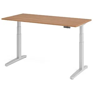 HAMMERBACHER XBHM16 elektrisch höhenverstellbarer Schreibtisch - Kinderschreibtische mit einem höhenverstellbaren Design für optimale Ergonomie und Komfort, ideal für aktives Arbeiten und gesundes Sitzen.