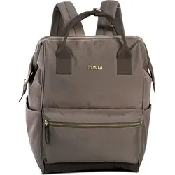 PUNTA Cityrucksack Punta Doctors-Bag Rucksack taupe - Cityrucksäcke - geräumiger Rucksack mit vielseitiger Nutzung als Tragetasche, große Vordertasche und strapazierfähiges Polyester für Langlebigkeit.