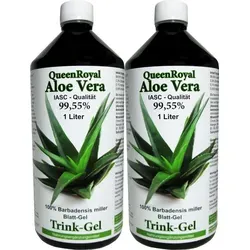 Aloe Vera IASC Barbadensis Miller Trink Gel 2 Liter Sparpack