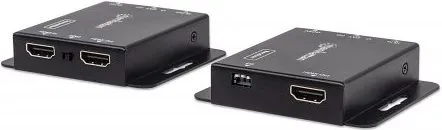 Manhattan HDMI over Ethernet Extender Kit - Video-/Audio-/Infrarot-Übertrager - bis zu 50 m (207461)