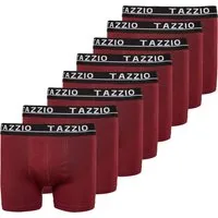 Tazzio Herren Boxershorts 8er Pack in rot von Tazzio