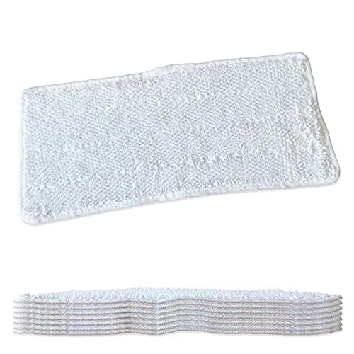 8er Set Ersatzbezug für Vileda Steam XXL Dampfreiniger, waschbar in weiß (8)