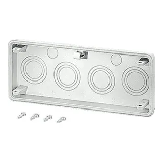 Hensel Anbauflansch 2xM20, 4xM32/40/50 Mi FM 50 - Robuster Anbauflansch mit Vorprägungen für einfache Montage an Gehäusewänden von 300 mm. Ideal für elektrische Installationen und professionelle Anwendungen.