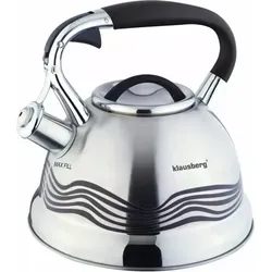 3L Modern Magic Induktions-Wasserkocher KB-7048 in silber von Klausberg