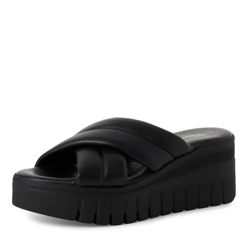 Tamaris Pantolette Damen Keilabsatz schwarz,EU 40
