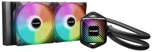 be quiet! Pure Loop 3 LX 240 mm - Effiziente All-in-One-Wasserkühlung - Wasserkühlung mit 2x LX 120 mm PWM Lüftern für optimale Kühlleistung und leisen Betrieb, ideal für leistungsstarke Gaming-PCs.