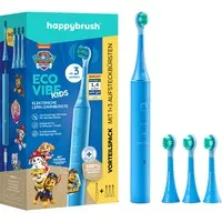 happybrush Zahnbürste ECO VIBE KIDS Paw Patrol +3 Refills - Handzahnbürste für Kinder mit Paw Patrol Design, um das Zähneputzen spielerisch zu gestalten und die Mundhygiene zu fördern.