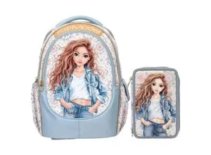 TOPModel Schul-Set FESTIVAL FUN 2-teilig - Praktisches und stylisches TOPModel Schul-Set FESTIVAL FUN mit Schulrucksack und Federtasche. Aus 100 % recyceltem Polyester, ideal für Schule und Freizeit. Inklusive Stifte für sofortigen Einsatz!