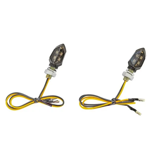 Lumitecs KP8 LED Blinker für Motorrad mit E-Prüfzeichen - 2 Stück getönt - Hochwertige Lumitecs LED Blinker für Motorräder, E-Prüfzeichen, optimierte Sichtbarkeit und modernes Design für mehr Sicherheit im Straßenverkehr.