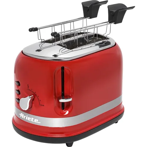 Ariete 149 Moderna Toaster - Eleganter Toaster mit 6 Bräunungsstufen, ideal für perfektes Toasten und vielseitige Frühstücksoptionen.
