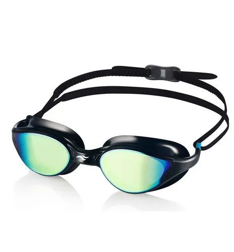 Aqua Speed Schwimmbrille Vortex Schwimmmaske verspiegelt schwarz-blau – UV-Schutz & Komfort, (Sicherer Halt bei Startsprung, Wenden & hohem Tempo), Extra haftende Dichtungen – kein Wassereintritt beim Tauchen