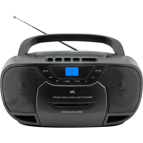 OK. ORC 540-B Tragbares Radio, Schwarz