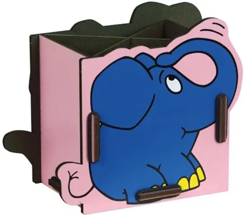 Werkhaus PP9827 Die Maus Stiftebox Elefant