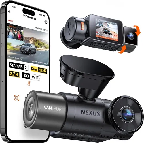 Vantrue N2X Dashcam mit Dual HDR Nachtsicht