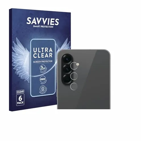 Savvies 6 Stück Schutzfolie für Samsung Galaxy A56 5G Enterprise Edition (NUR Kameraschutz) Displayschutz-Folie Ultra-Transparent