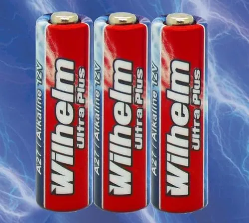 A27 12V Wilhelm Alkaline Batterien MN27 V27GA 27A 12 Volt 25 mAh 3 x