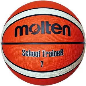 Molten Basketball B7G-ST, indoor, Größe 7, orange/weiß, 650 Gramm, Trainingsball