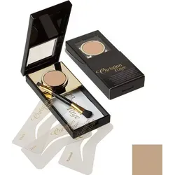 Christian Augenbrauen-Make-up, semi-permanent, Hellbraun - Brauenstifte & -puder, wasserfest und wischfest für bis zu 24 Stunden perfekte Augenbrauen – inklusive 3 Schablonen für individuelle Looks.