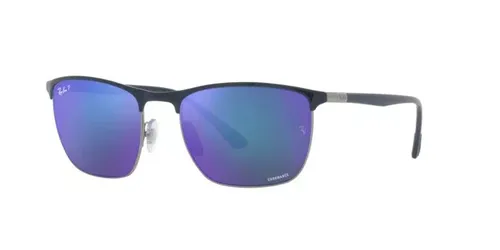 Unisex Sonnenbrille Ray-Ban RB 3686 9204/4L (Blau) - Polarisiert