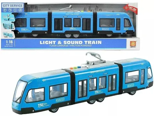 Tramwaj z napędem niebieski Adar 5901271606616