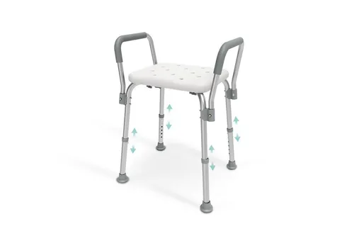 EMKE Duschhocker höhenverstellbar, 136 kg belastbar von EMKE