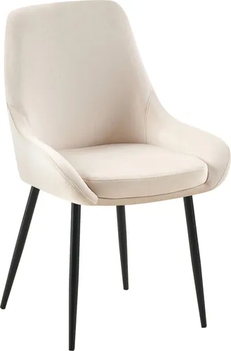 Deluke Esszimmerstuhl Creme, Modern und Komfortabel