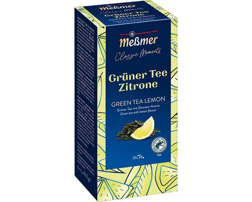 Meßmer Tee, Meßmer Classic Moments Grüner Tee mit Zitronen Geschmack 43g