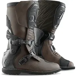 Gaerne Dakar Aquatech Stiefel - Wasserdicht und Komfortabel - Dunkelbraun/Schwarz - 43 EU - Der GAERNE DAKAR All-Terrain Motorradstiefel vereint Schutz und Alltagstauglichkeit. Mit ölbehandeltem Leder und AQUATECH-Membran ist er atmungsaktiv und wasserdicht – ideal für jedes Abenteuer.