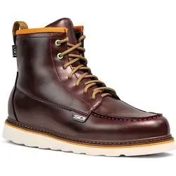 Sidi Urbex WP High, wasserdichte Schuhe - Burgundy/Orange - 42 EU - Motorradstiefel mit D3O-Aufprallschutz und atmungsaktiver Membran, ideal für Komfort und Schutz bei jedem Wetter.
