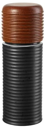 ASA Gewürzmühle Asa Salz- oder Pfeffermühle kitchen’art Schwarz - Küchenhelfer mit elegantem Design, ideal für präzises Würzen von Speisen.