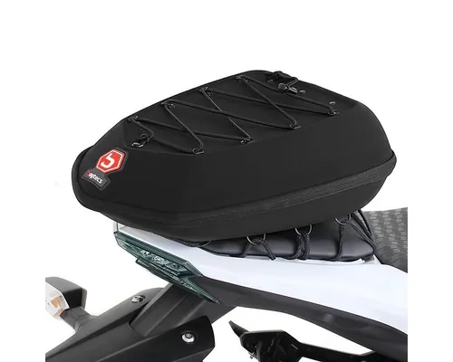 Bagtecs Reisetasche Motorrad Hecktasche für # X16 - Topcase für Sozius-Sitz oder Gepäckträger, wasserabweisendes Neopren und aerodynamisches Design – ideal für Kurztrips und Tagesausflüge.