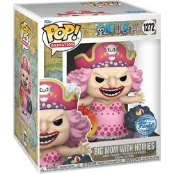 One Piece - Big Mom with Homies 1272 Special Edition Funko Pop! Figur - Actionfigur von Funko POP! - Einzigartige Big Mom mit Homies, ca. 9,5 cm groß, ideal für Sammler und Fans der beliebten Anime-Serie One Piece.