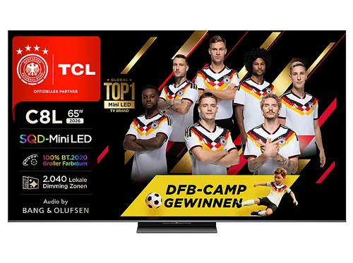 TCL 65C8L SQD-Mini LED TV – 65 Zoll UHD 4K SMART TV