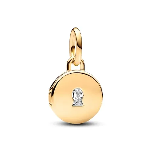 Pandora Charm-Anhänger - Aufklappbares und Gravierbares Liebesmedaillon 793066C01 - Armbänder & Charm-Anhänger, personalisierbar durch Gravur und perfekt für romantische Geschenke.