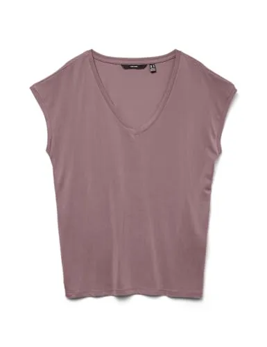 VERO MODA VMFILLI SS V-Neck Tee GA NOOS