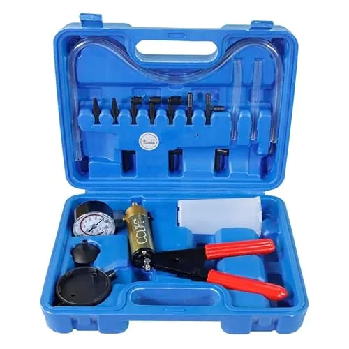 CCLIFE Bremsenentlüfter, Auto-Bremsentlüfter Vakuumpumpe Kfz Bremsflüssigkeitsentlüfter Bremsflüssigkeitswechsel-Kit