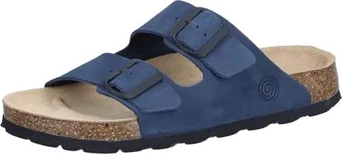 Dr. Brinkmann Bonillo Pantoletten – Bequemes Hineinschlüpfen in stilvollem Blau - Hochwertige Pantoletten aus Leder mit anatomisch geformtem Fußbett für optimalen Komfort. Ideal für den Alltag, bieten sie sanften Halt und ein angenehmes Tragegefühl.