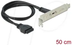 DELOCK 89937 - Slotblech 1 x USB Type-C Port