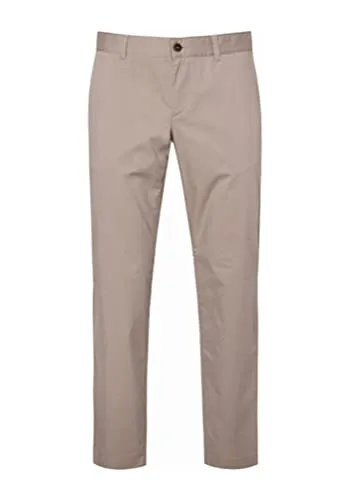 Alberto Herren Chinohose Lou Ceramica – Beige 33/32 - Elegante Chinohose für Herren in Beige, gefertigt aus hochwertigem Stoff mit 63 % Baumwolle, ideal für den täglichen Komfort und vielseitige Outfits.
