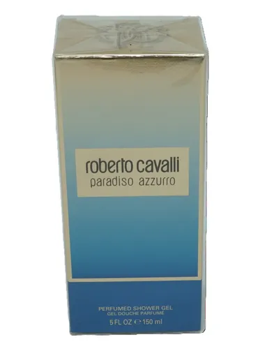 Roberto Cavalli Paradiso Azzuro Duschgel, 150 ml - Duschgel mit fruchtig-floraler Duftnote, verwöhnt die Sinne und sorgt für ein erfrischendes Duscherlebnis.