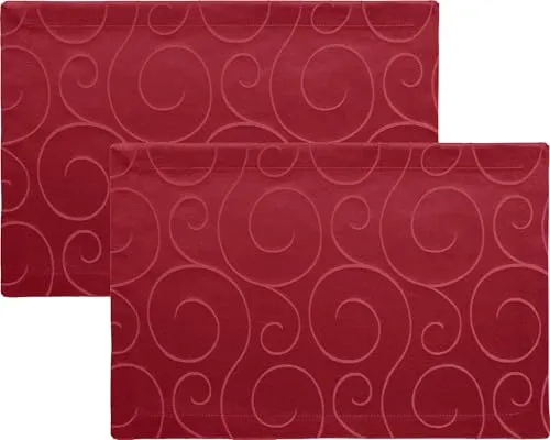 Tischsets Rot von Erwin Müller