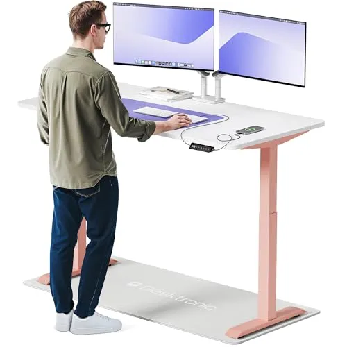 Desktronic HomeOne – Elektrisch höhenverstellbarer Schreibtisch mit Touchscreen-Steuerung