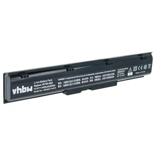 vhbw Akku kompatibel mit HP ProBook 4730s, 4740s Notebook (4400 mAh, 14,4 V, Li-Ion) - Ersatz für 633734-141, 633734-151, 633734-421, 633807-001, HSTNN-I98C-7, HSTNN-IB2S