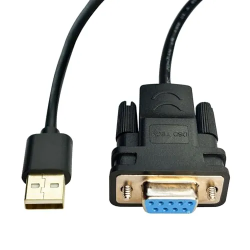 DSD TECH SH-RS232G USB zu seriellem DB9-Buchse Kabel Eingebauter FTDI FT232RL-Chip