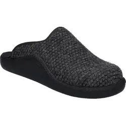 Westland Monaco 309 Herren-Hausschuh - Bequeme Hausschuhe in Grau, ideal für kräftigere Füße. Die leichte PU-Sohle bietet optimalen Halt und Flexibilität für höchsten Tragekomfort.