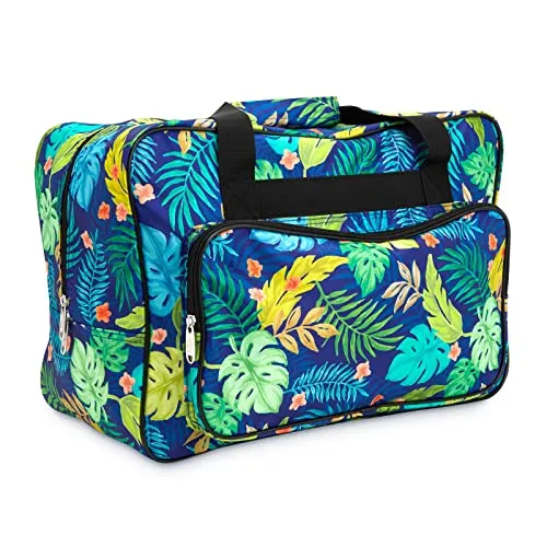 Bright Creations Tragetasche für Nähmaschinen mit tropischen Blättern