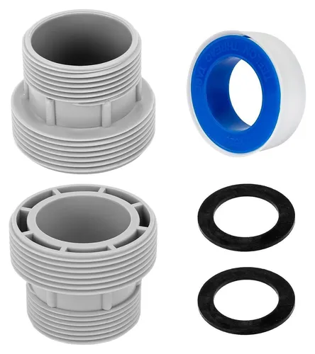 Pool Schlauchverbinder 2 Stück 60mm 47mm Kunststoff für Intex